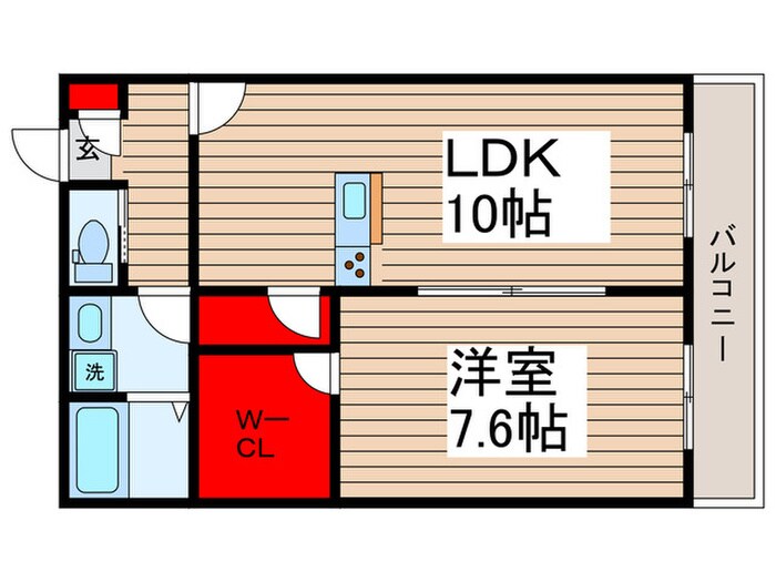 センチュリーオークBの物件間取画像