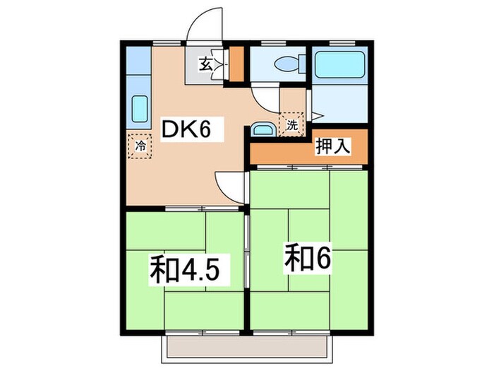 ハイツ寿Ａの物件間取画像