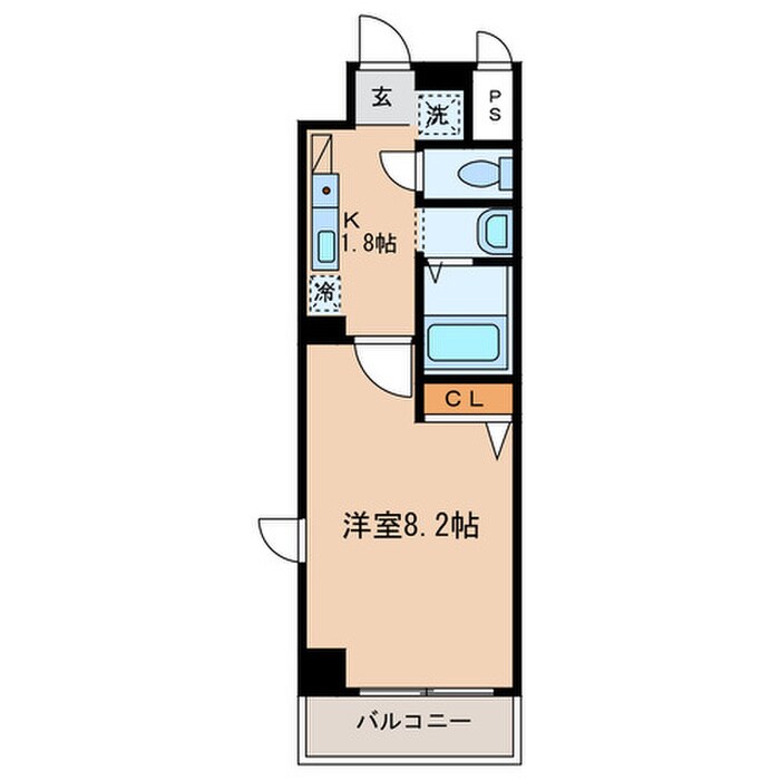 北斗ハイツ 北館の物件間取画像