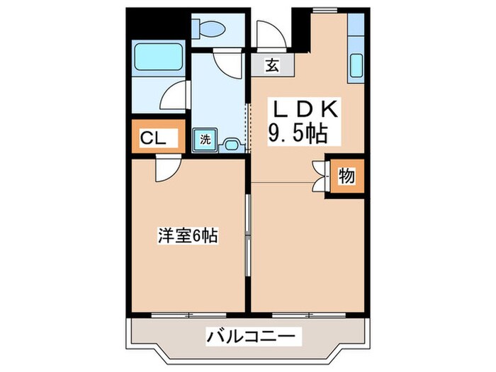 グリ－ンプラザ御園　Ⅱの物件間取画像