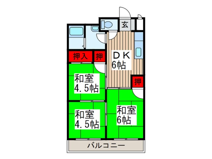 物件間取画像