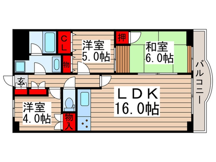 シラカワパレスの物件間取画像