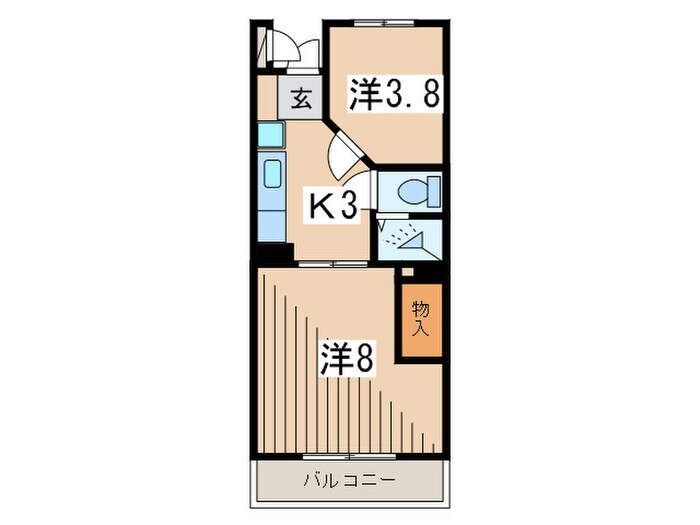 グリ－ンヒル二俣川の物件間取画像