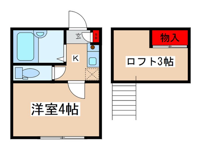 八景舎高円寺南Ｂの物件間取画像