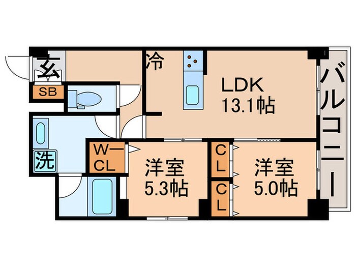 築地ＭＫハウスの物件間取画像