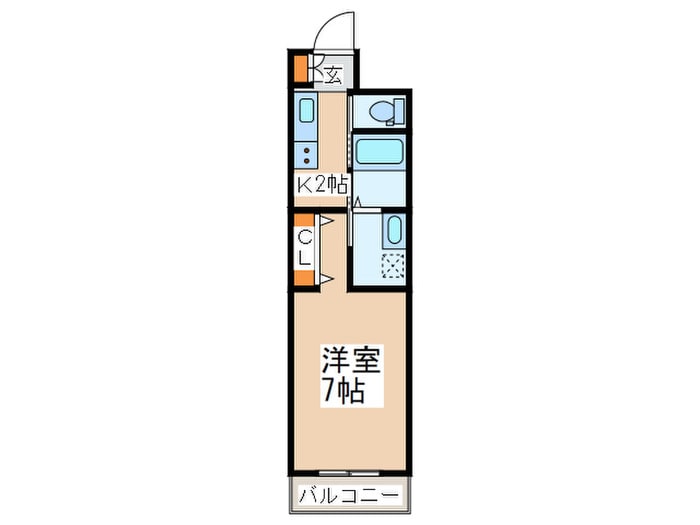 La long 海老名の物件間取画像