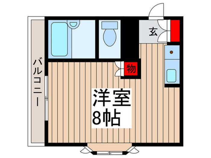 ハシモトマンションの物件間取画像