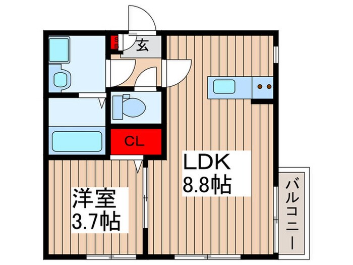 トレンティーノの物件間取画像