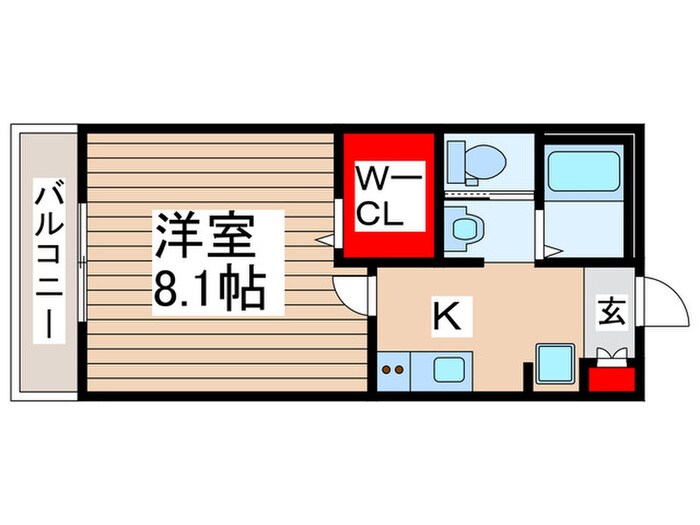 仮）キャメル南流山９Ａの物件間取画像