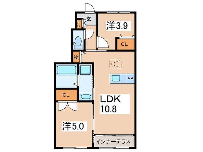 Breezeの物件間取画像