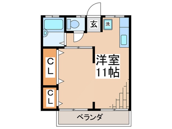 シティハイム相生の物件間取画像