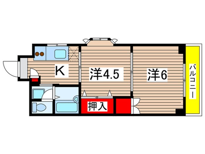 サイカット大澤の物件間取画像