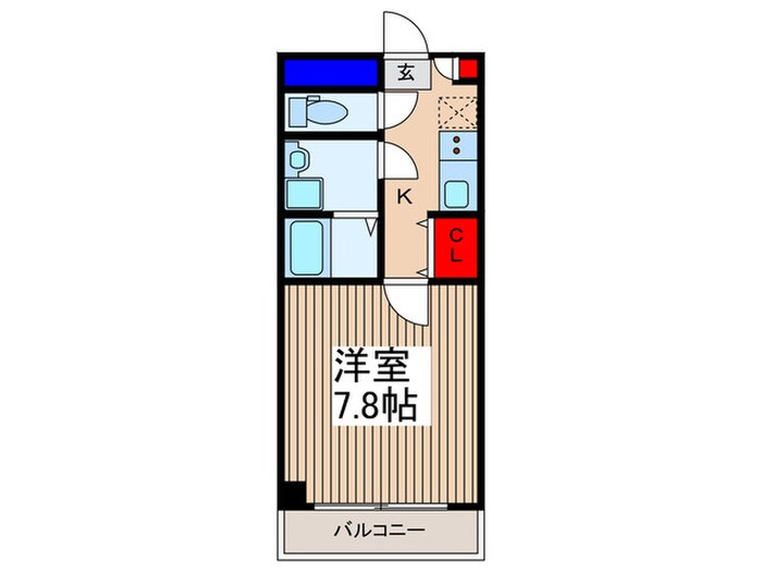 フローレス１３番館の物件間取画像