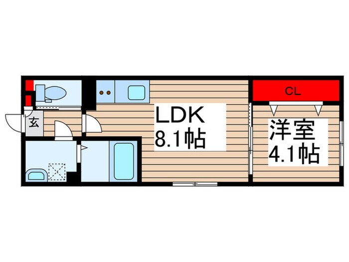 ＳＫ新松戸の物件間取画像