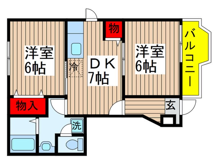 ＰＵ　Ｂｅｓｔ　ＹⅡの物件間取画像