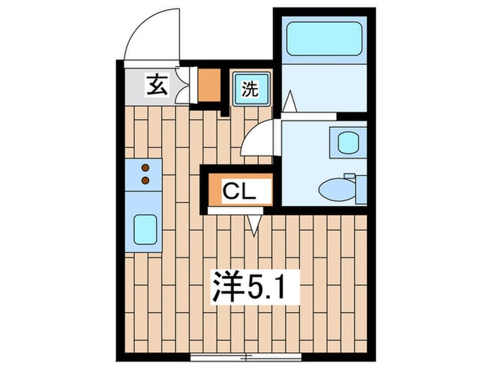 Gate Lagoon矢部町の物件間取画像