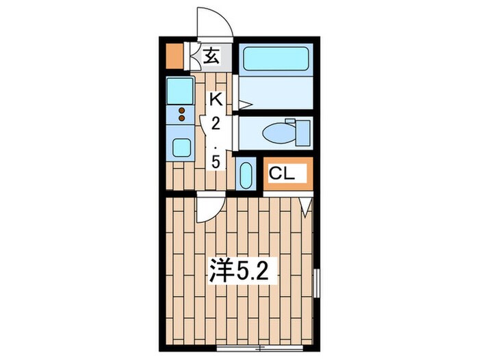 Gate Lagoon矢部町の物件間取画像