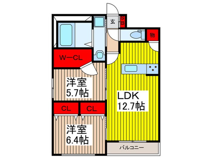 sunshine residenceの物件間取画像