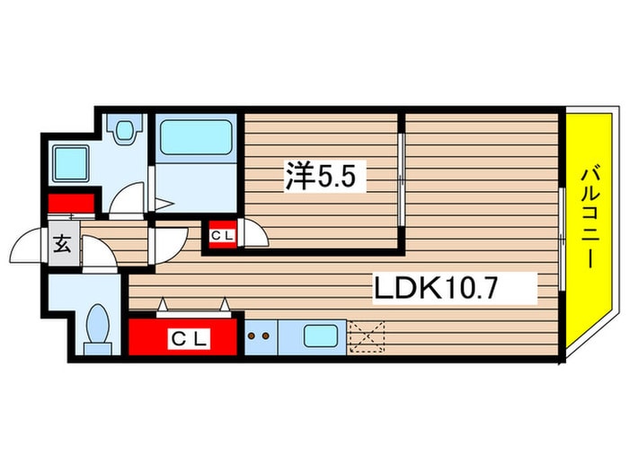 クラージュグラン院内の物件間取画像