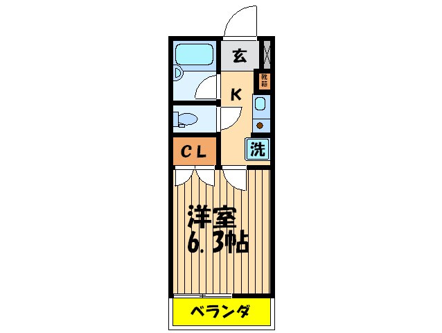 ヴァンス用賀の物件間取画像