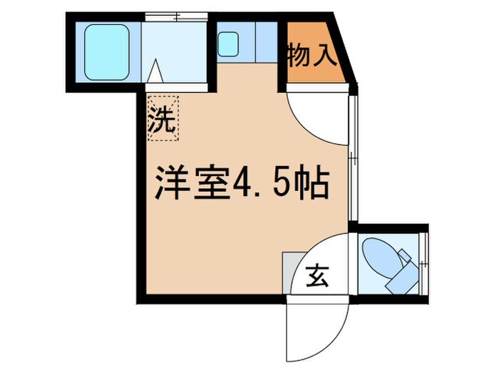 第二荒井荘の物件間取画像