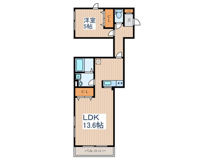 ｂｌａｎｃ ｎｏｉｒの物件間取画像