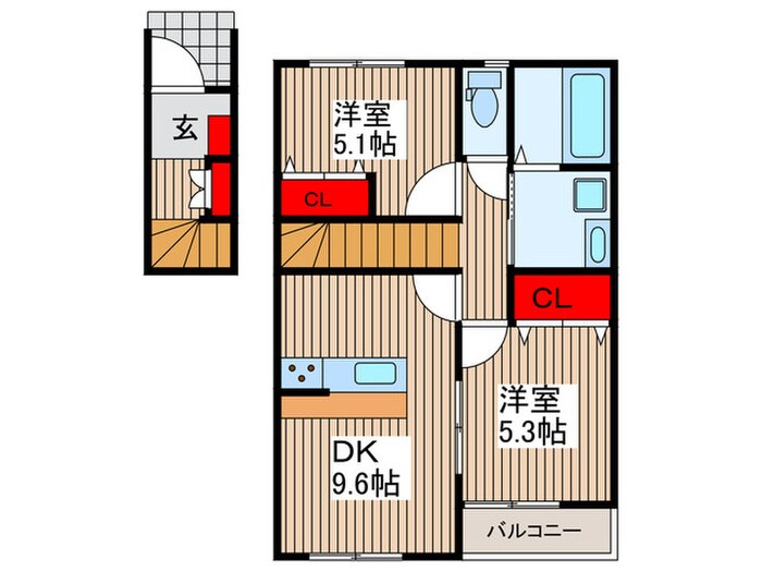 Ｔｅｔｔｏ　ｖｅｒｄｅの物件間取画像