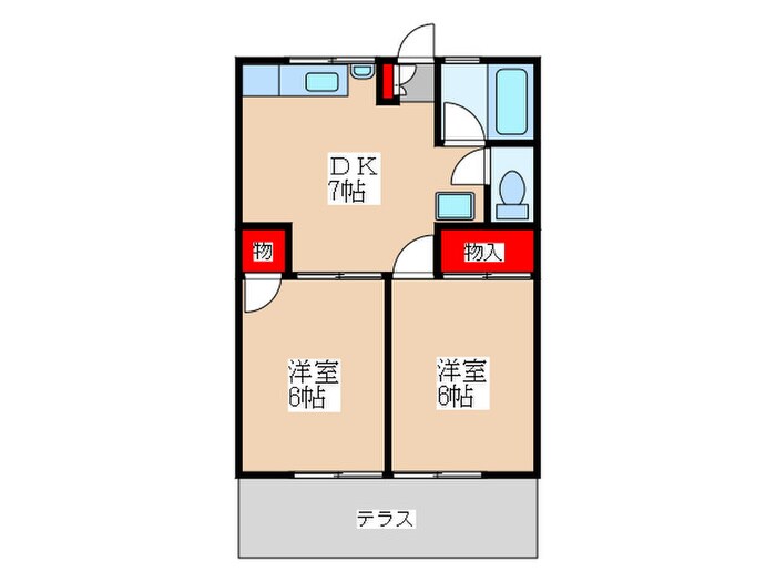 物件間取画像