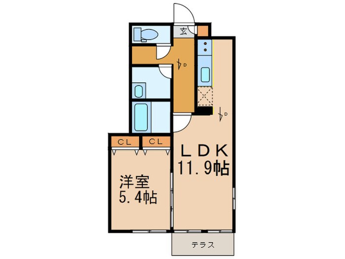 Lapule明大前の物件間取画像