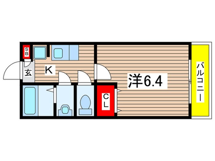 リリックコート長島の物件間取画像