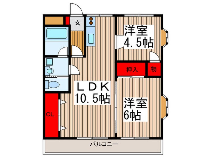 サンブライトの物件間取画像