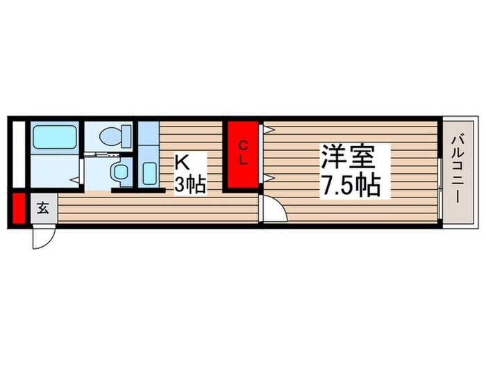 サンハウス大久保の物件間取画像