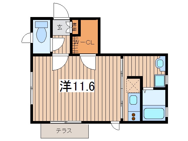 めぞんいおなの物件間取画像