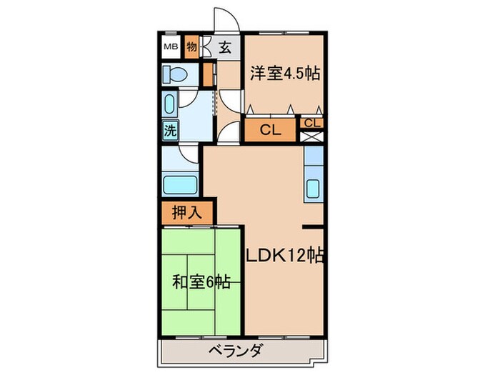 ホワイトキャッスルの物件間取画像
