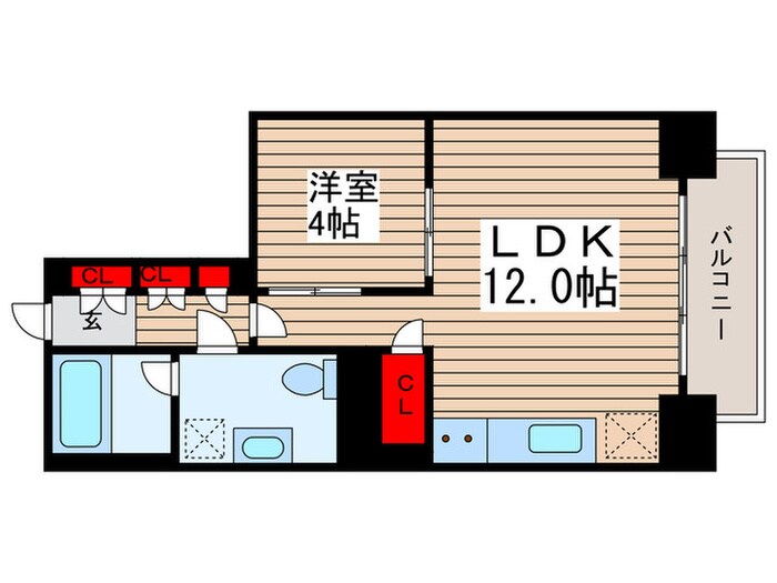 ASPRIME八丁堀の物件間取画像