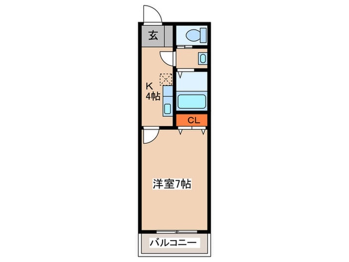 アンジェリカⅡの物件間取画像