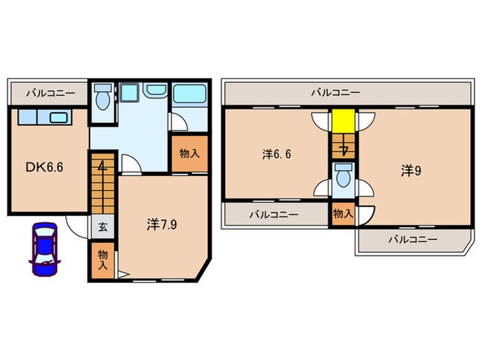 コエルハウスの物件間取画像