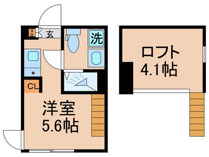 ハーモニーテラス東金町Ⅵの物件間取画像