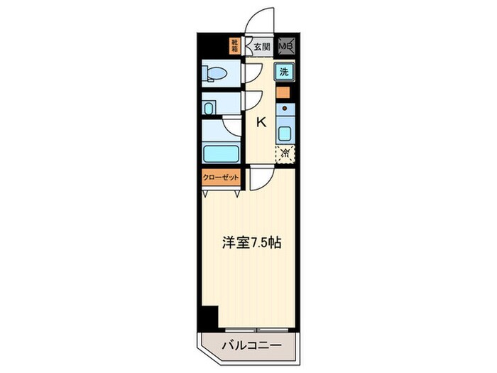 ＯＲＳＵＳ大鳥居の物件間取画像