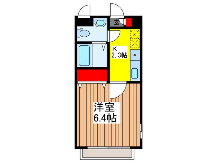 グリーンクラブ大宮の物件間取画像