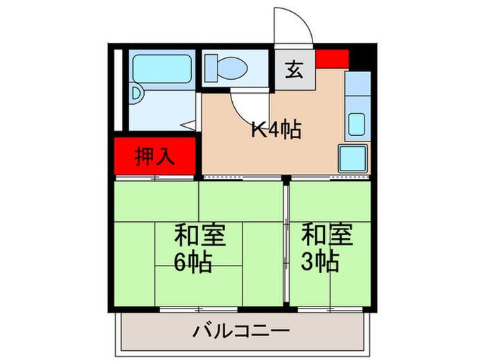 丸善高円寺ハイツの物件間取画像