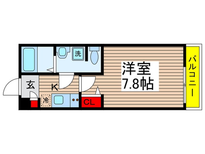 Amour高堀の物件間取画像