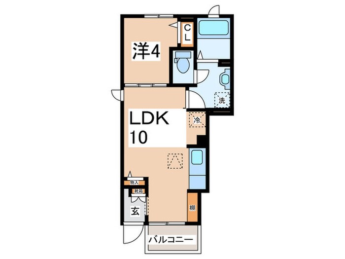 ネオ・ホープの物件間取画像