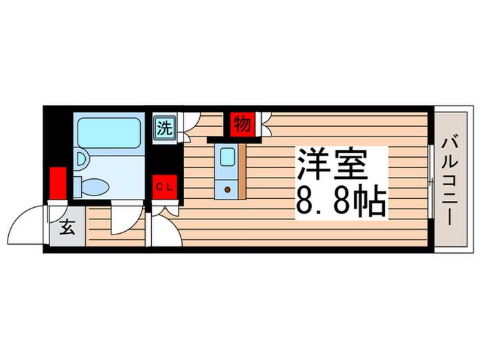 ローズマンションA26の物件間取画像