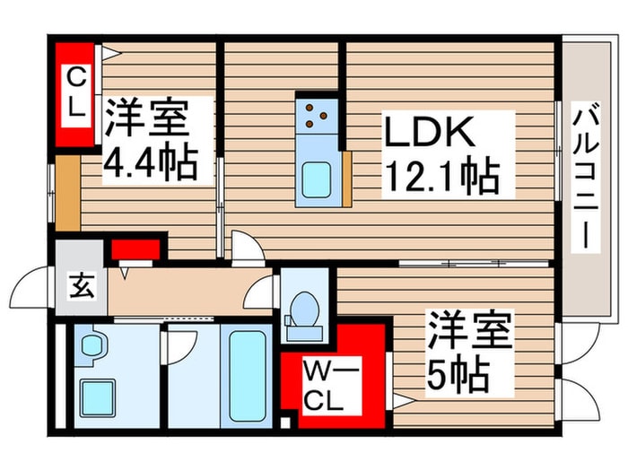 Ｒｉｃｈｅｓｓｅの物件間取画像