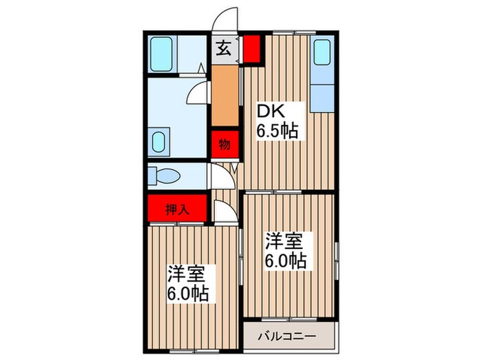 物件間取画像