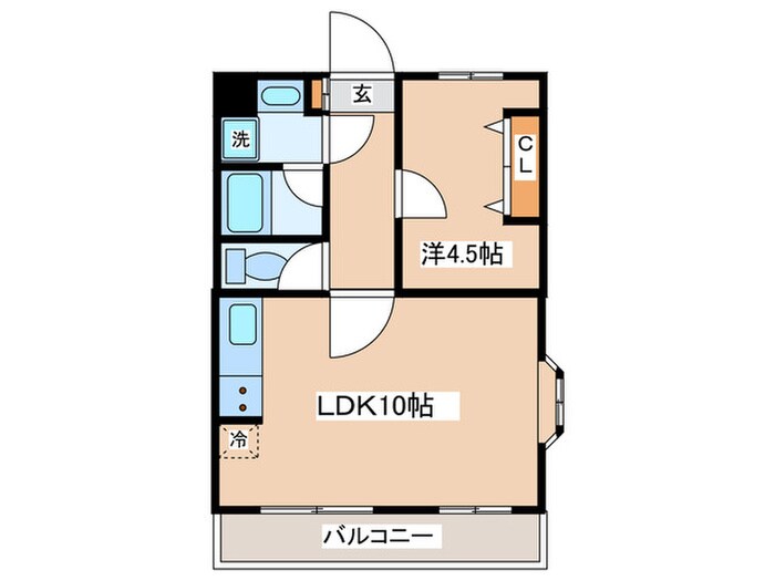 ＫＳＴマンションの物件間取画像