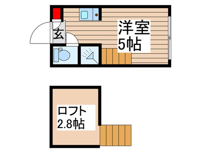 エスタディオ北千住の物件間取画像