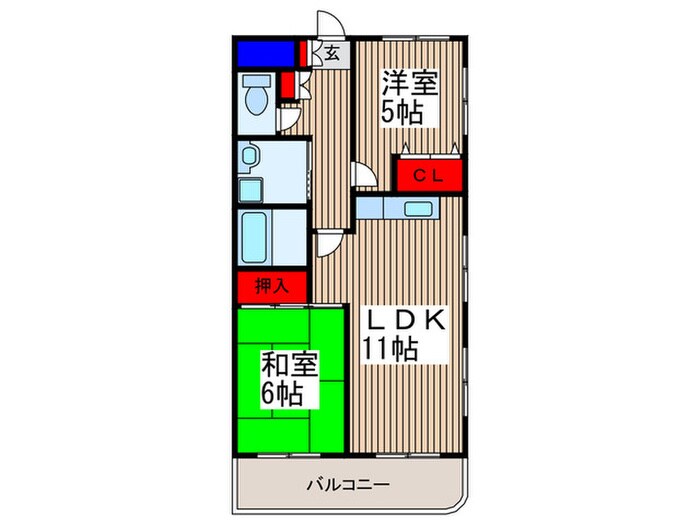 エステイトの物件間取画像