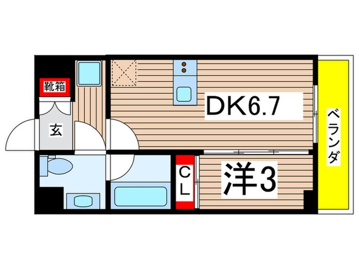 メインステージ南砂町(1022)の物件間取画像